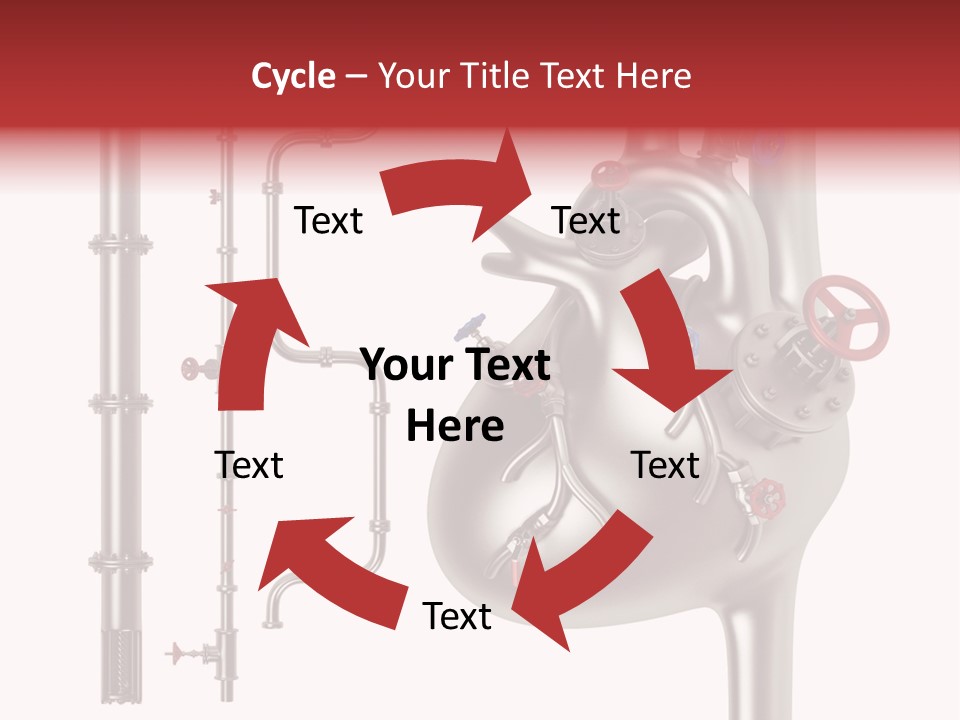 Steam Seamless Equipment PowerPoint Template