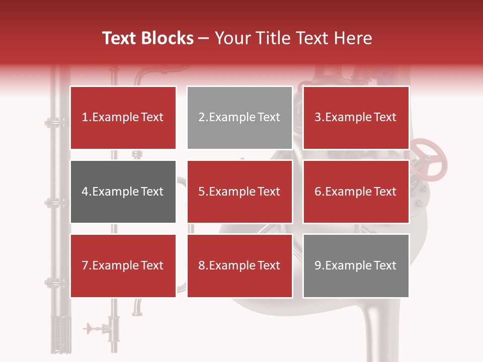 Steam Seamless Equipment PowerPoint Template