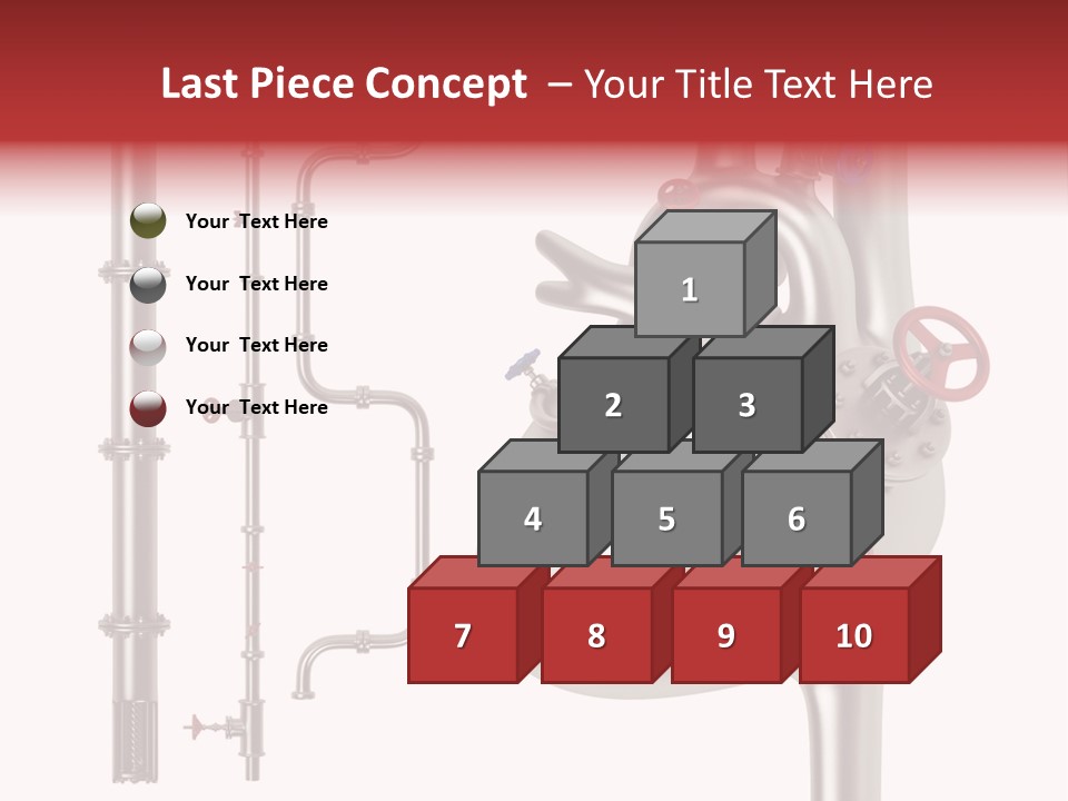 Steam Seamless Equipment PowerPoint Template