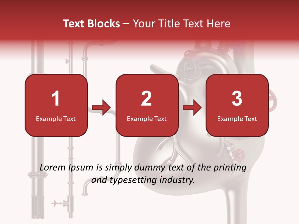 Steam Seamless Equipment PowerPoint Template