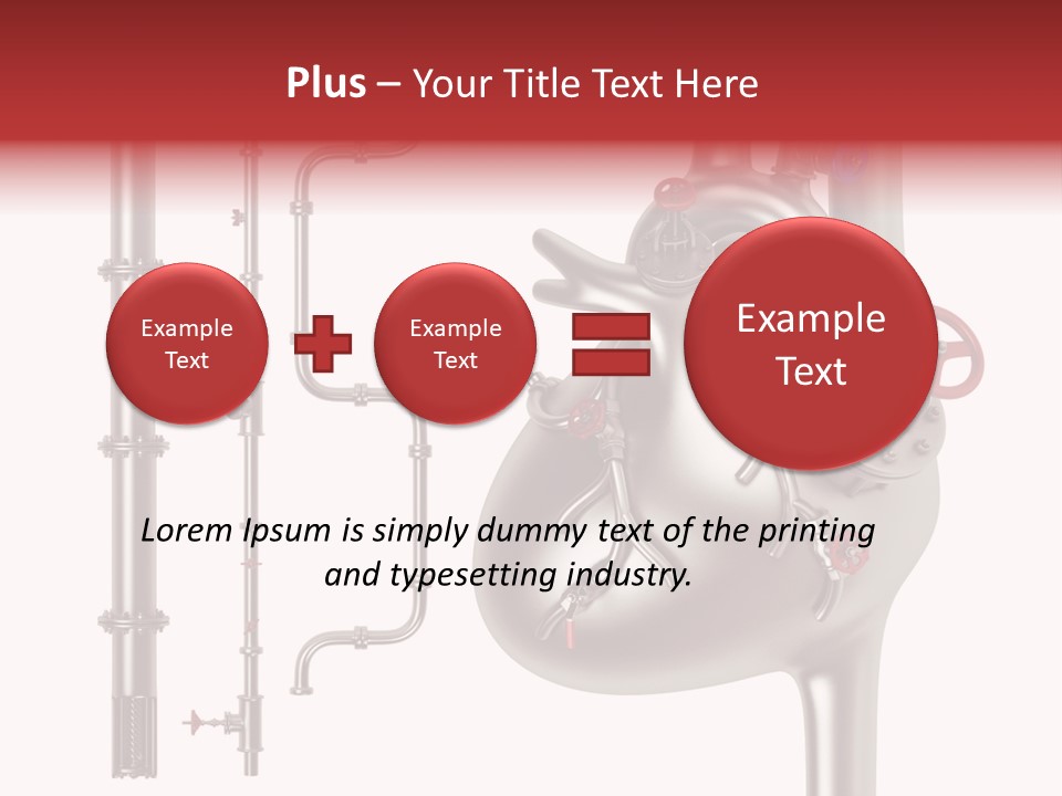 Steam Seamless Equipment PowerPoint Template