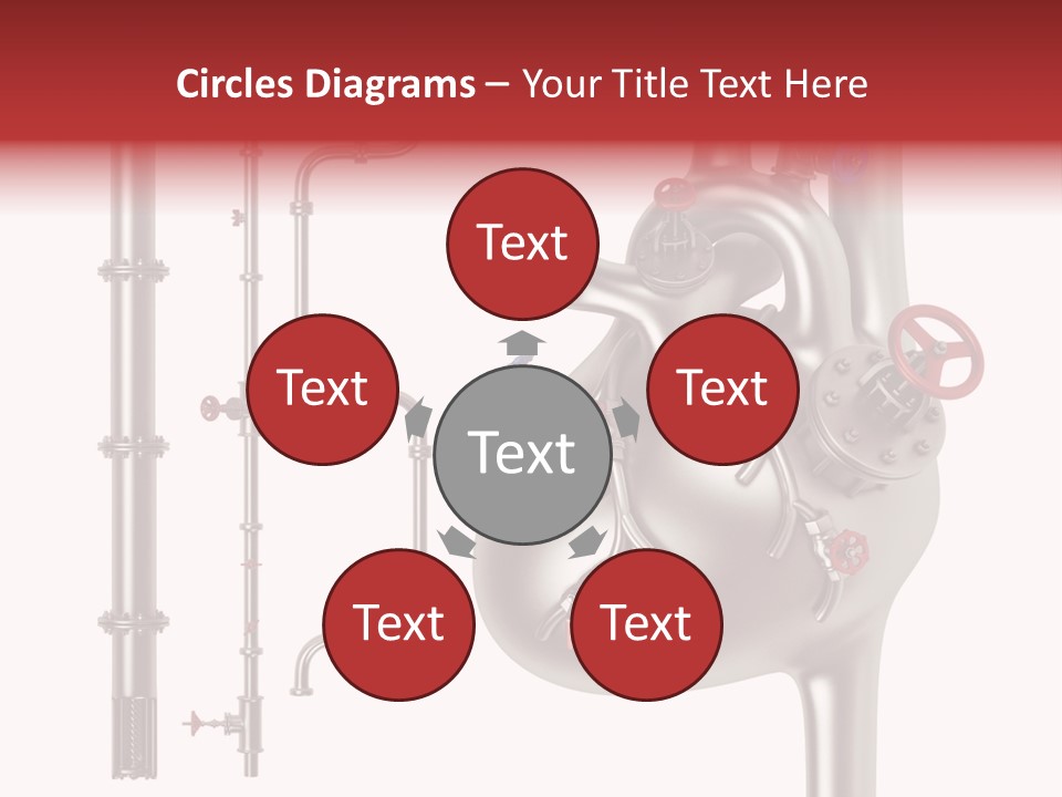 Steam Seamless Equipment PowerPoint Template