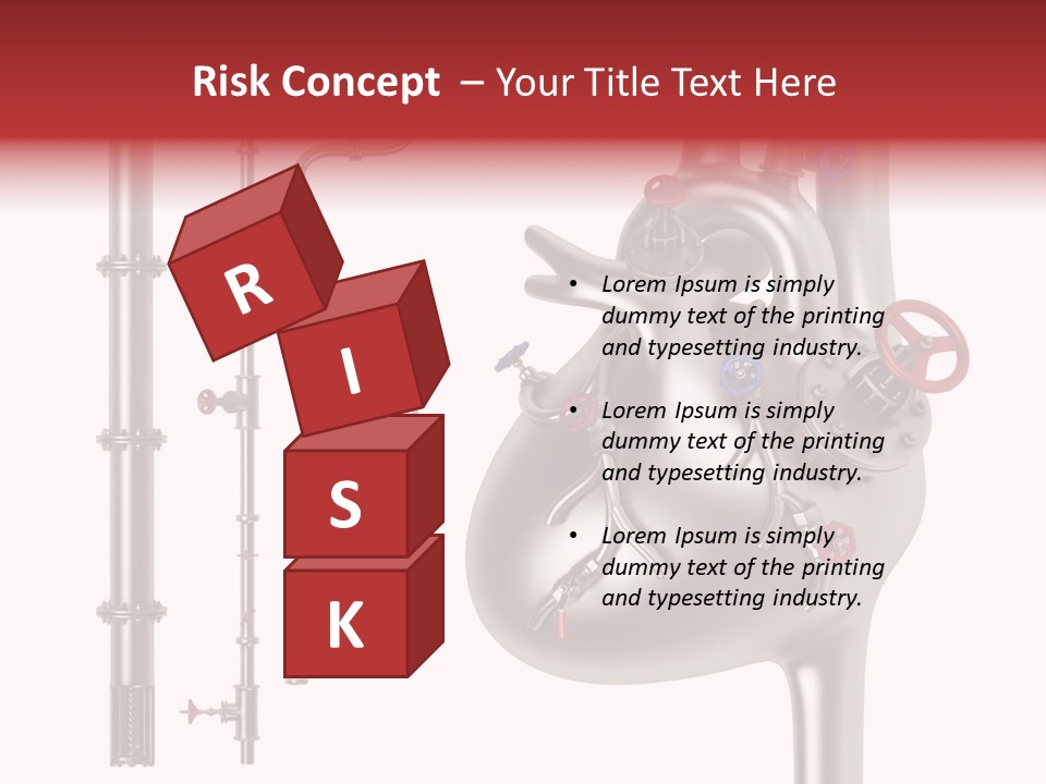 Steam Seamless Equipment PowerPoint Template