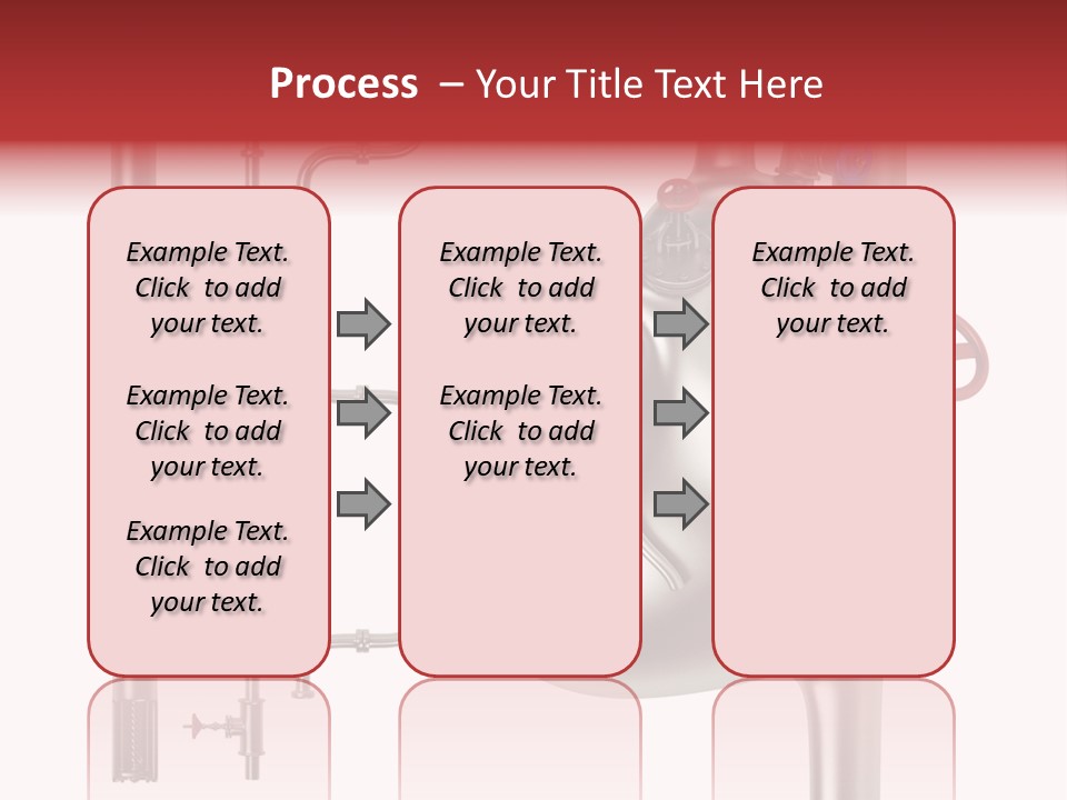 Steam Seamless Equipment PowerPoint Template
