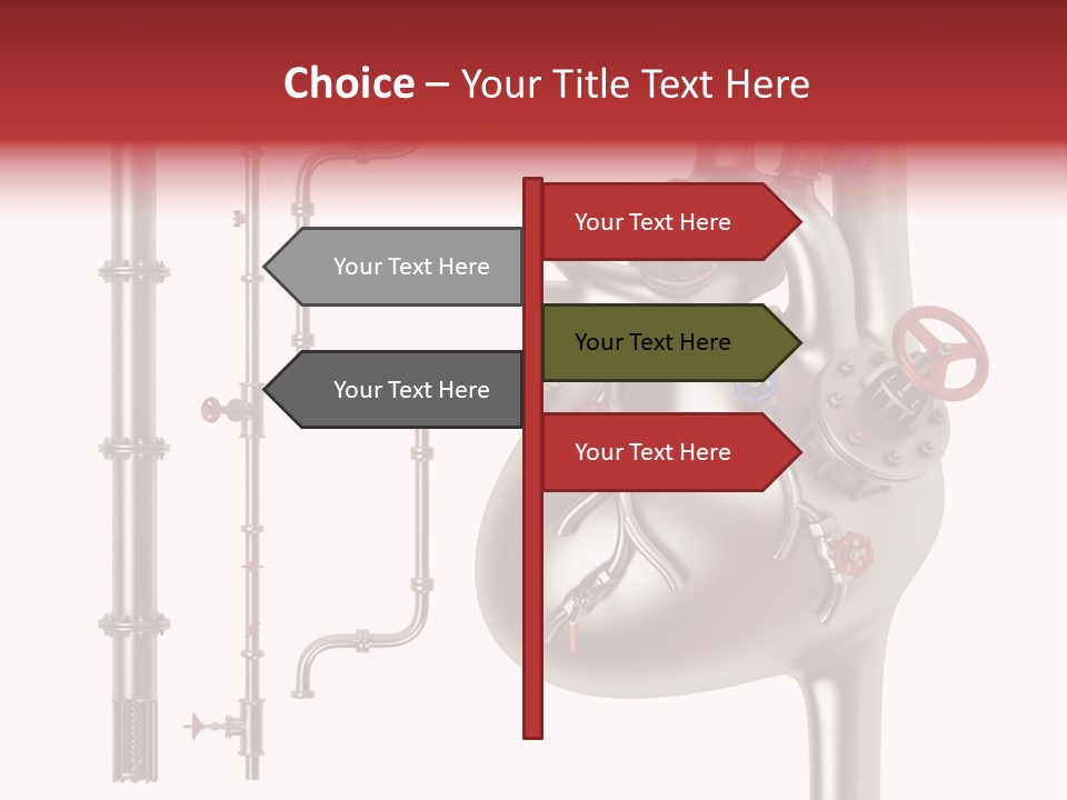 Steam Seamless Equipment PowerPoint Template