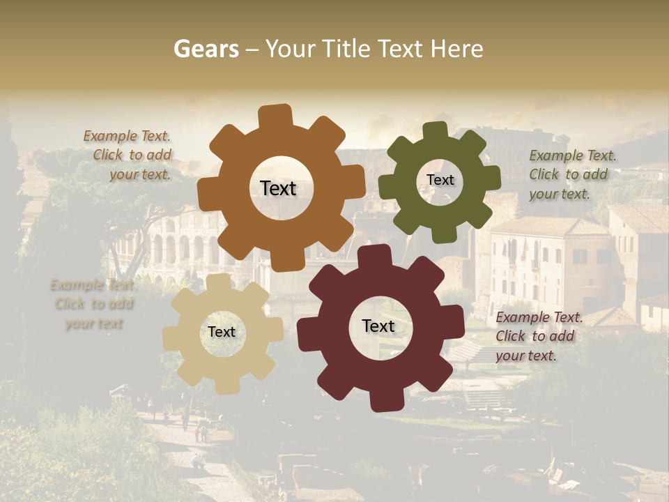 Theater Ancient Famous PowerPoint Template