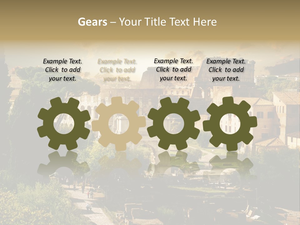 Theater Ancient Famous PowerPoint Template