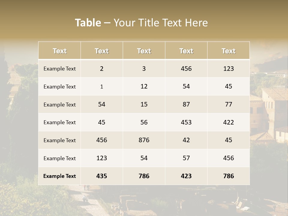 Theater Ancient Famous PowerPoint Template
