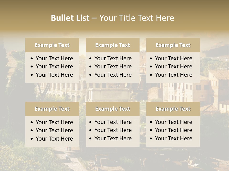 Theater Ancient Famous PowerPoint Template