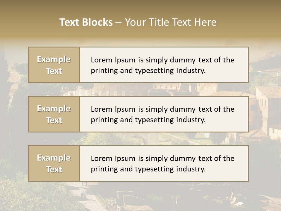 Theater Ancient Famous PowerPoint Template