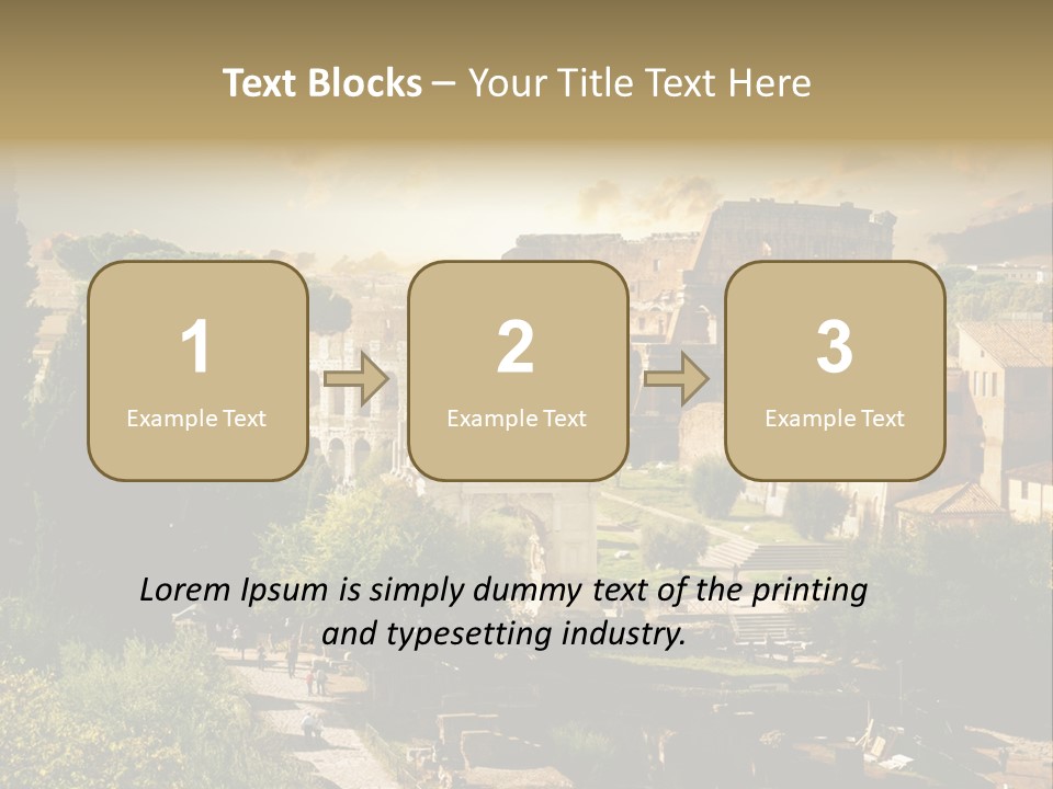 Theater Ancient Famous PowerPoint Template