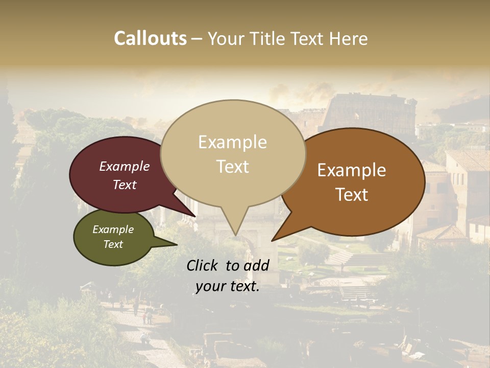 Theater Ancient Famous PowerPoint Template