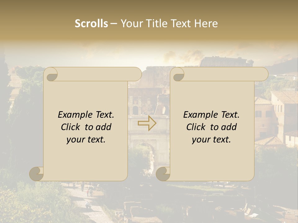 Theater Ancient Famous PowerPoint Template