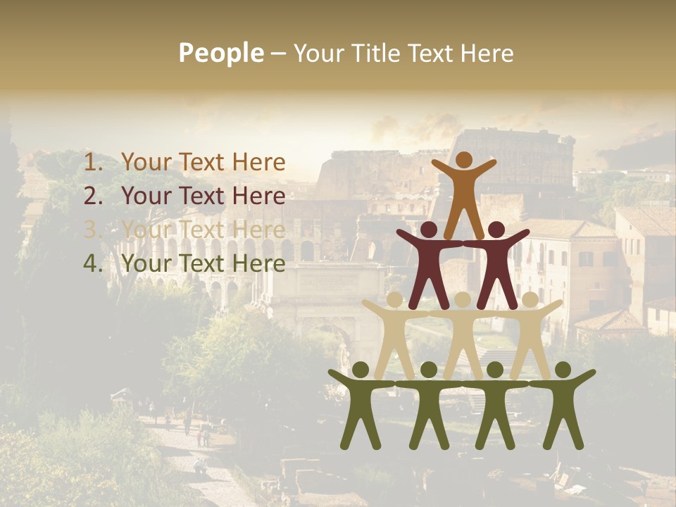 Theater Ancient Famous PowerPoint Template