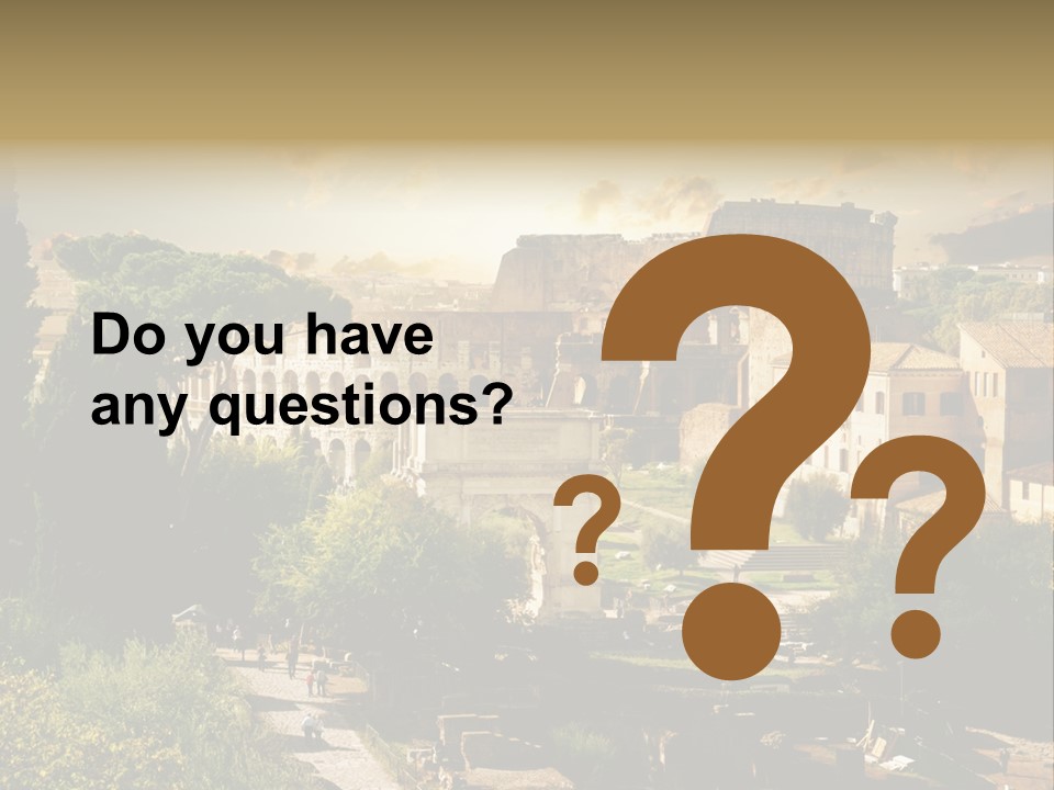 Theater Ancient Famous PowerPoint Template