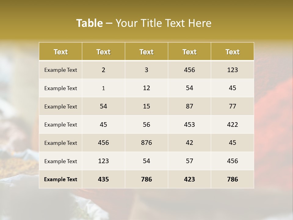 Culture Food Cooking PowerPoint Template