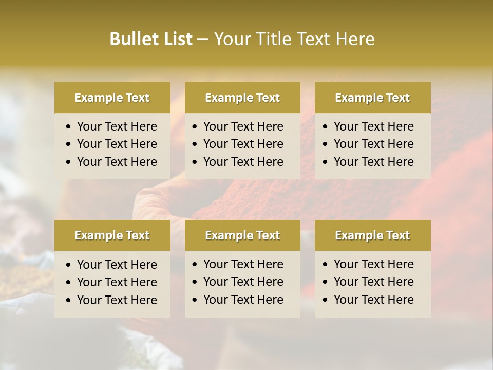 Culture Food Cooking PowerPoint Template