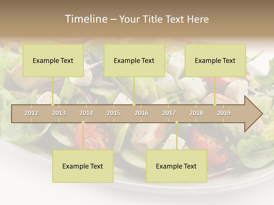 White Grill Vitamin PowerPoint Template