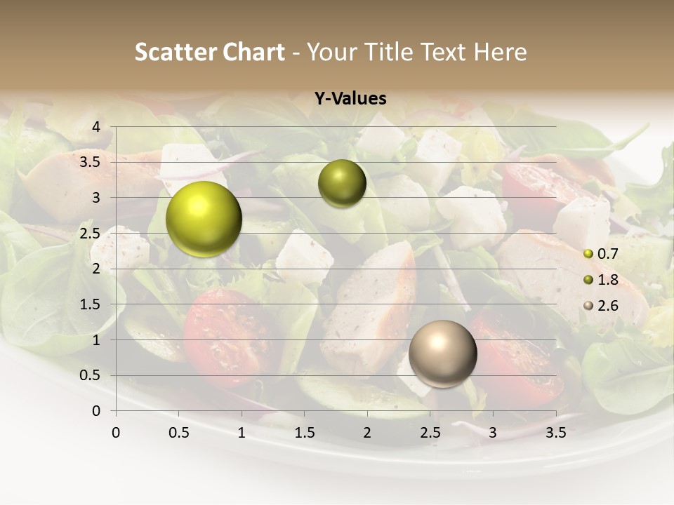 White Grill Vitamin PowerPoint Template