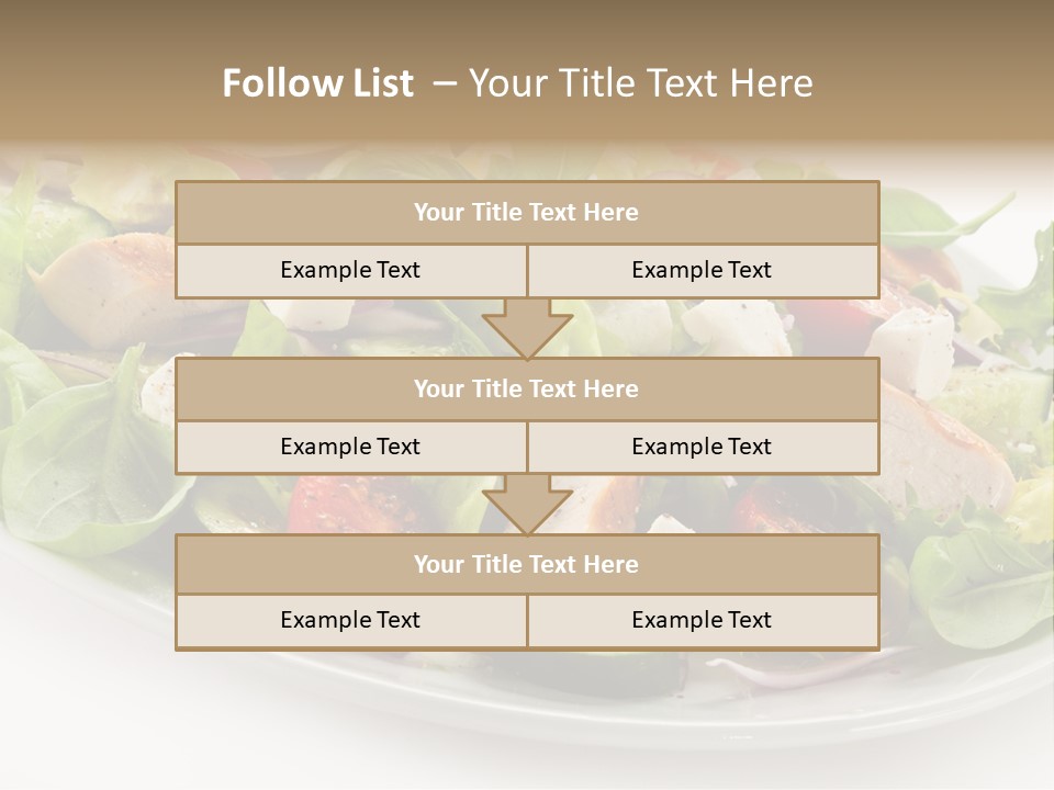 White Grill Vitamin PowerPoint Template