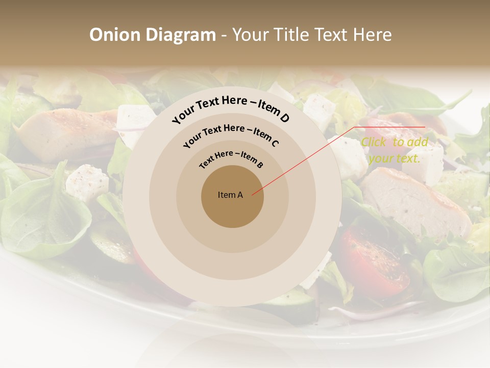 White Grill Vitamin PowerPoint Template