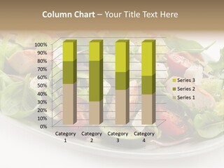 White Grill Vitamin PowerPoint Template