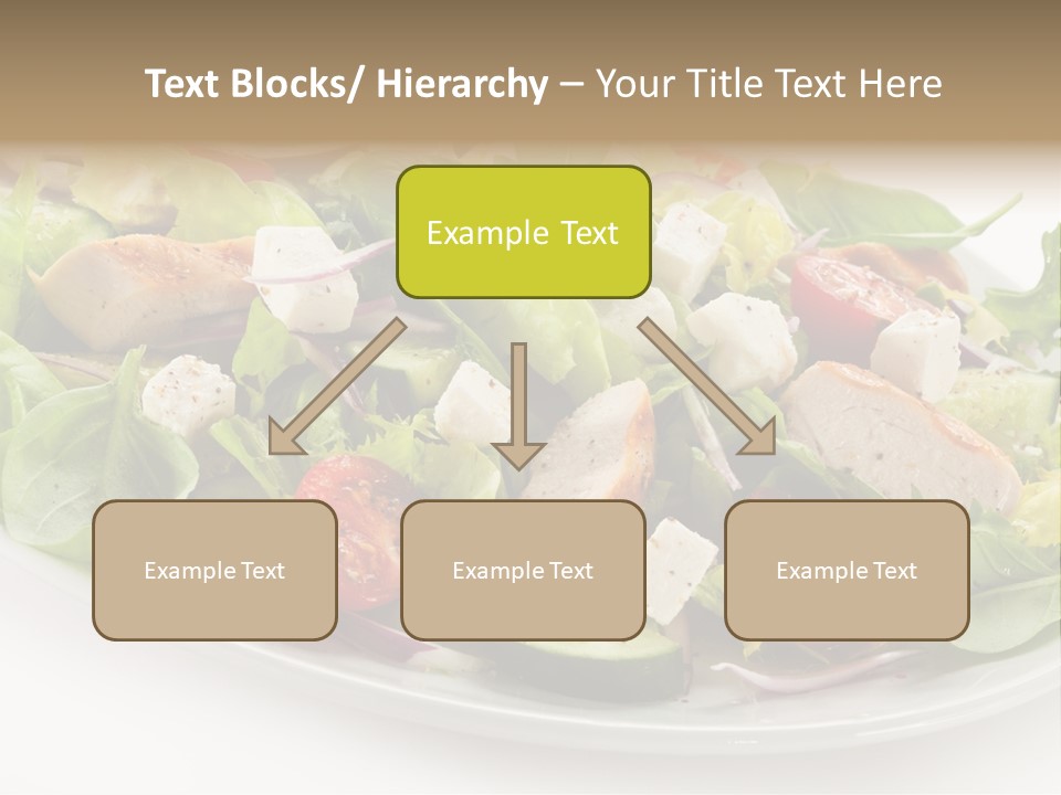 White Grill Vitamin PowerPoint Template
