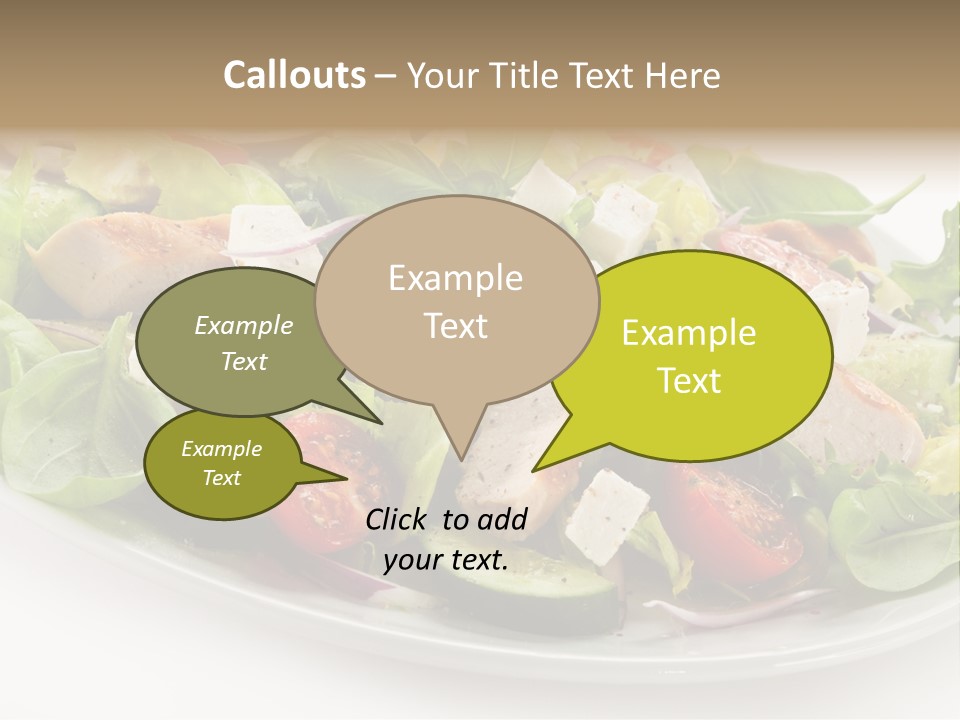 White Grill Vitamin PowerPoint Template