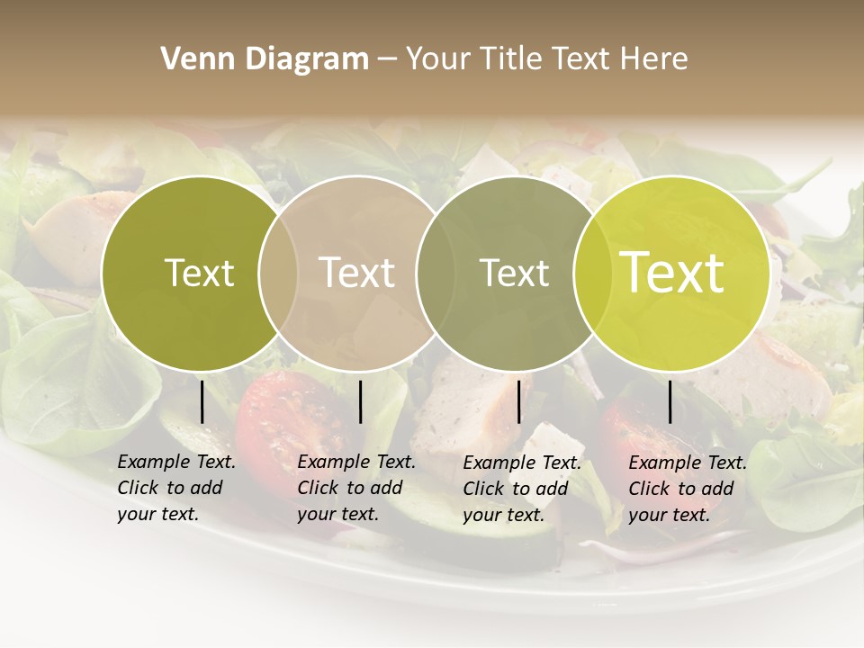 White Grill Vitamin PowerPoint Template