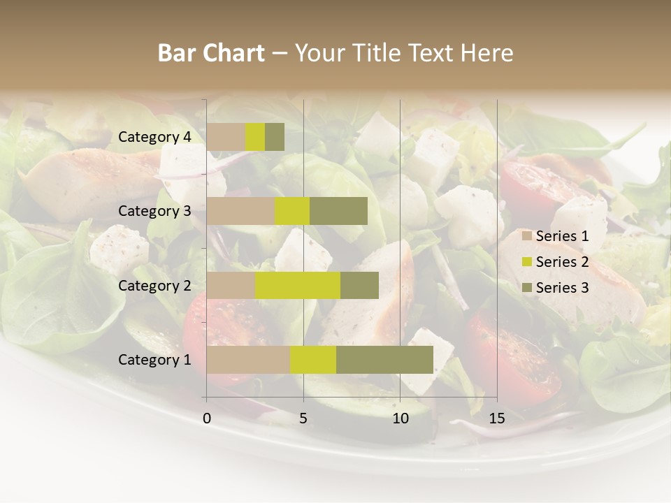 White Grill Vitamin PowerPoint Template