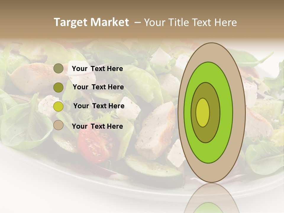 White Grill Vitamin PowerPoint Template