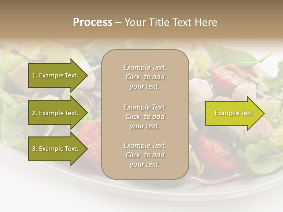 White Grill Vitamin PowerPoint Template