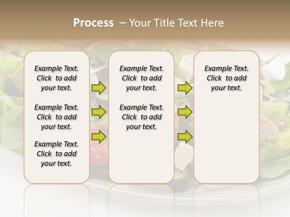 White Grill Vitamin PowerPoint Template