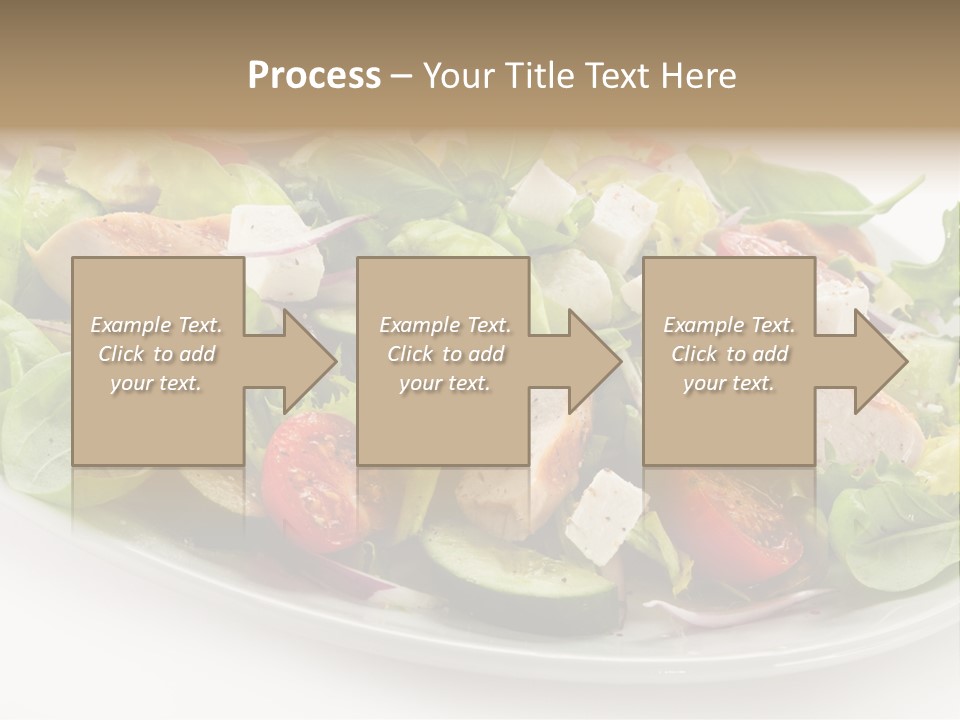 White Grill Vitamin PowerPoint Template