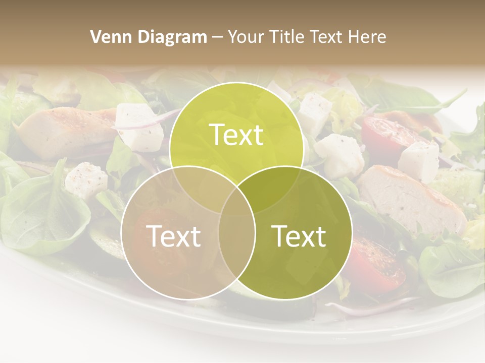 White Grill Vitamin PowerPoint Template