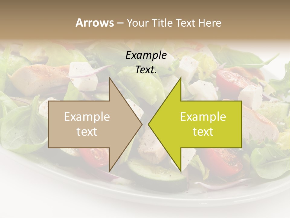 White Grill Vitamin PowerPoint Template
