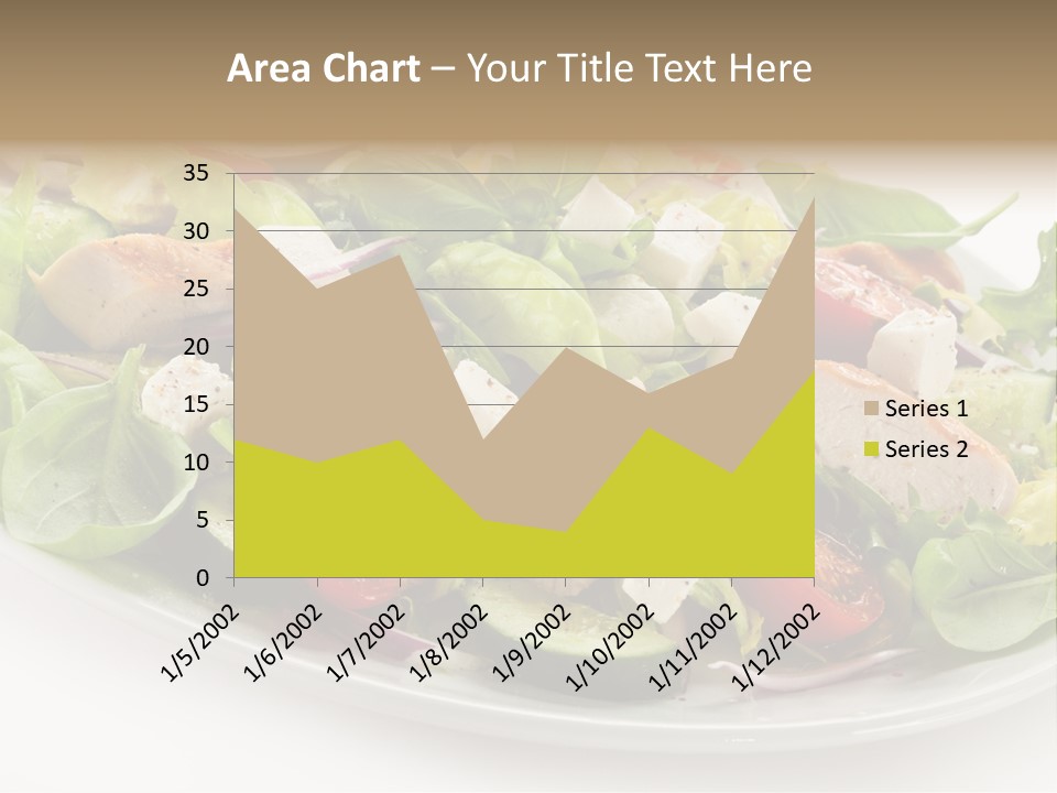White Grill Vitamin PowerPoint Template