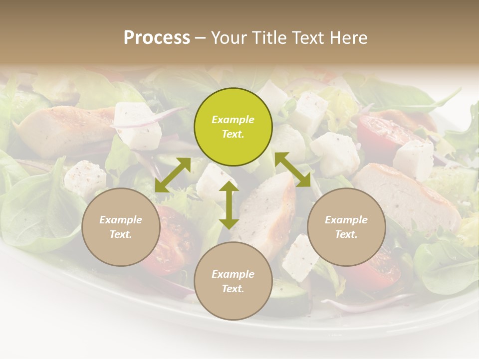 White Grill Vitamin PowerPoint Template