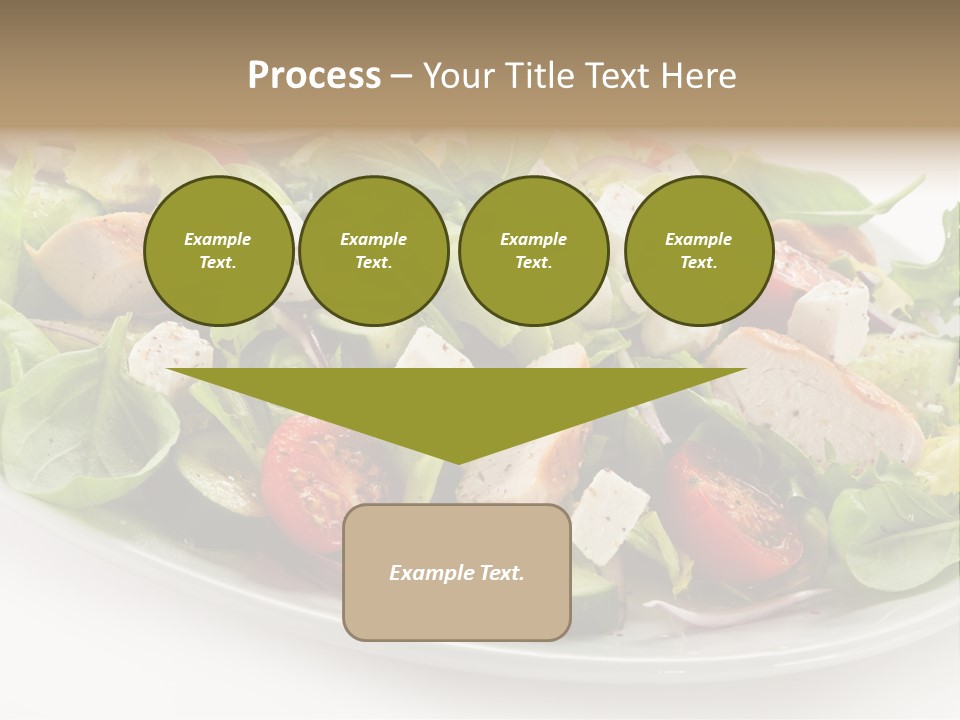 White Grill Vitamin PowerPoint Template