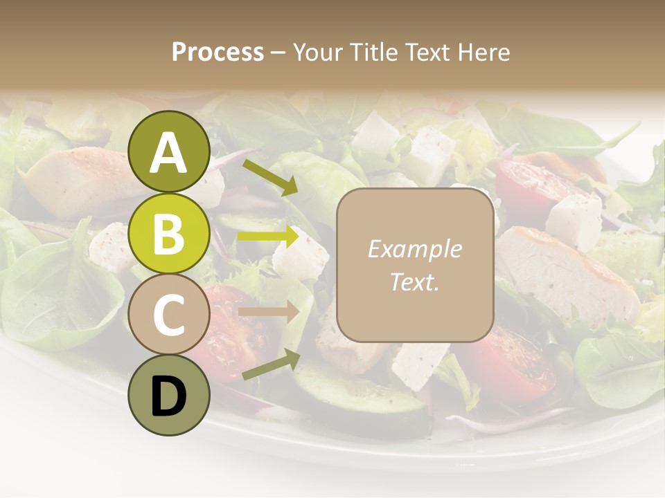 White Grill Vitamin PowerPoint Template