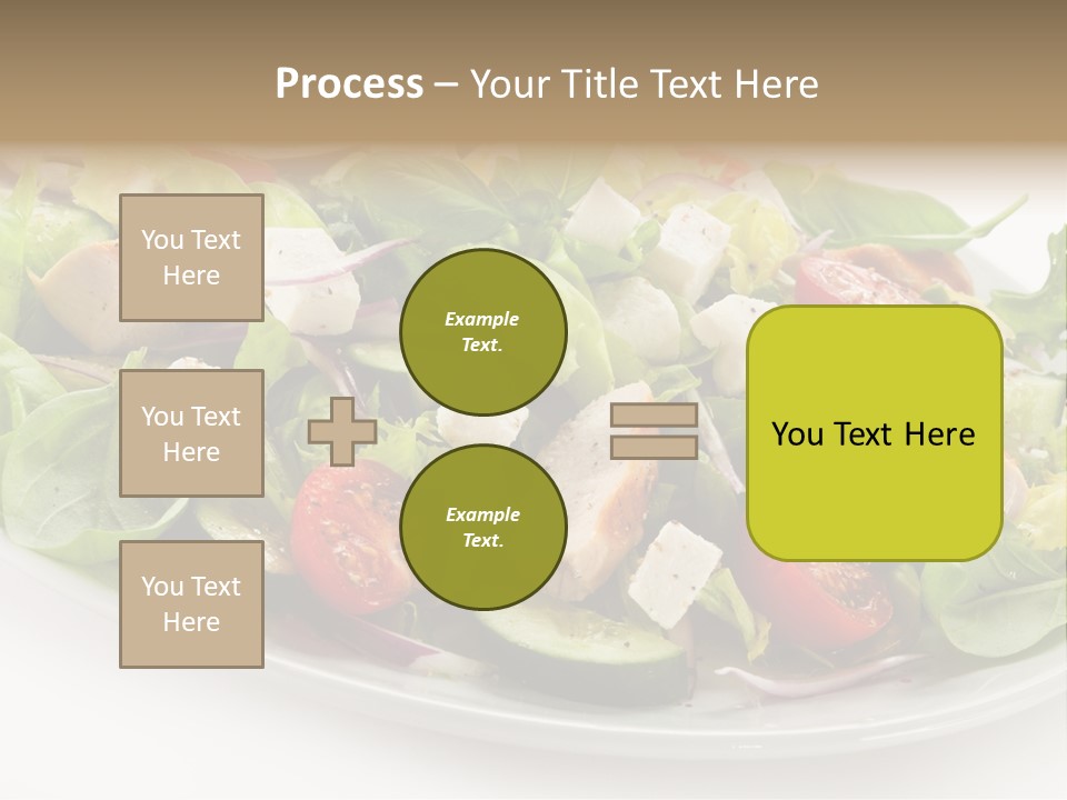White Grill Vitamin PowerPoint Template
