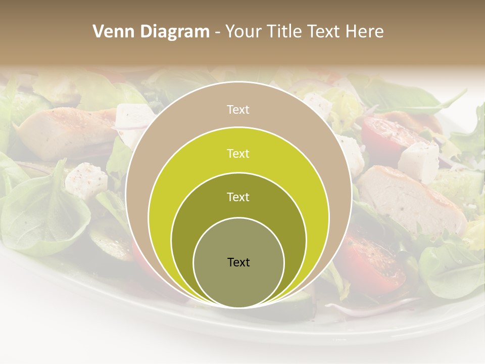 White Grill Vitamin PowerPoint Template