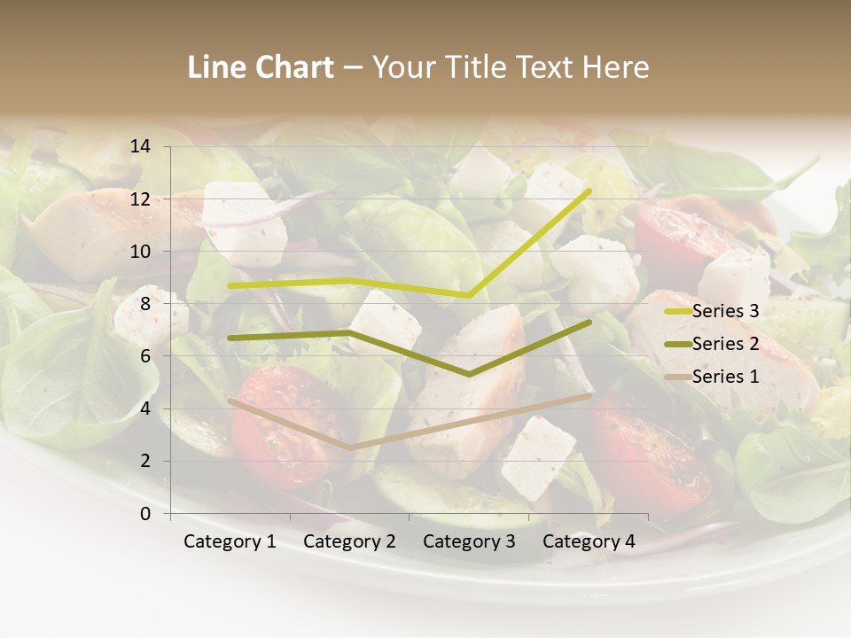 White Grill Vitamin PowerPoint Template