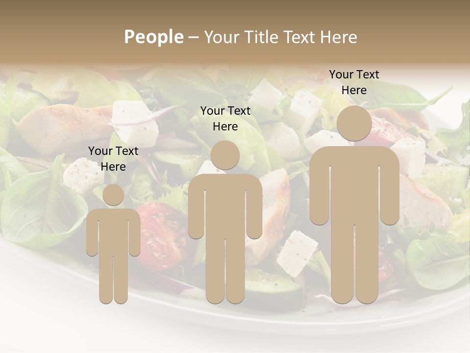 White Grill Vitamin PowerPoint Template