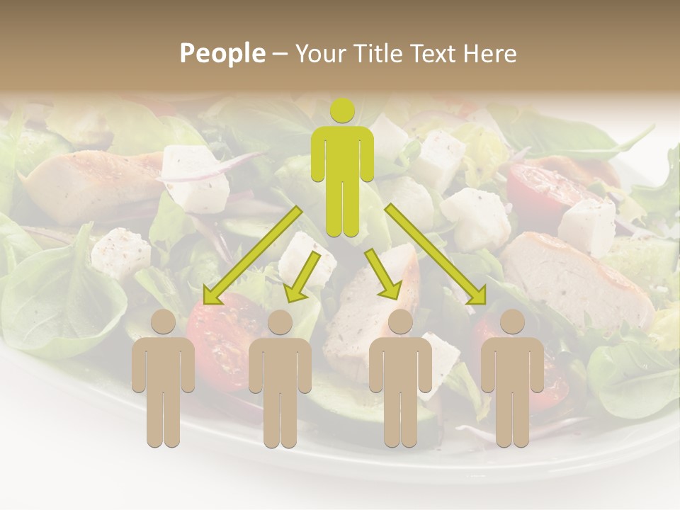 White Grill Vitamin PowerPoint Template