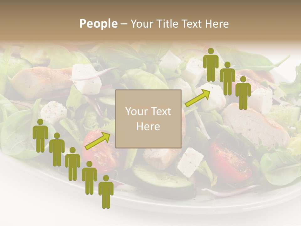 White Grill Vitamin PowerPoint Template