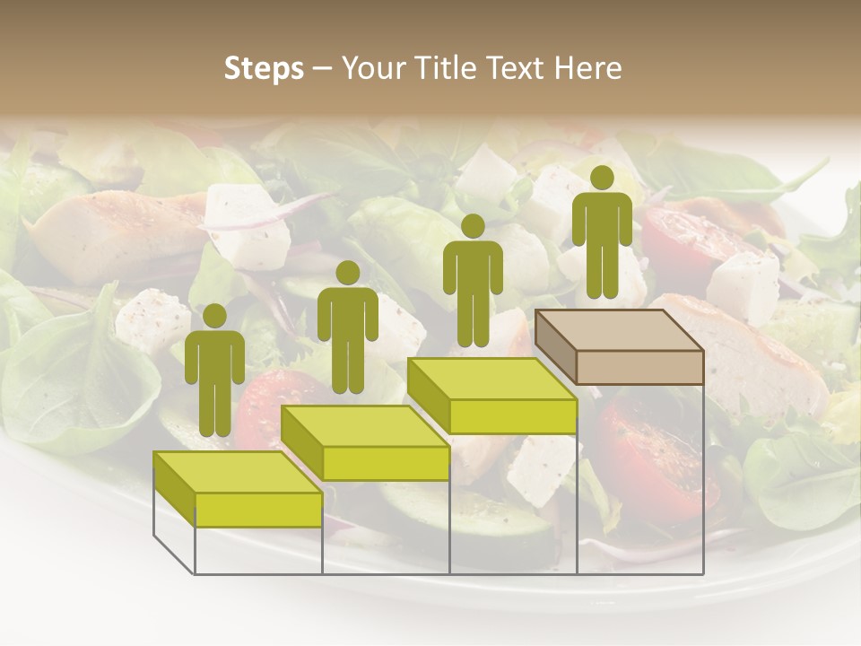 White Grill Vitamin PowerPoint Template