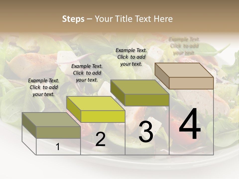 White Grill Vitamin PowerPoint Template
