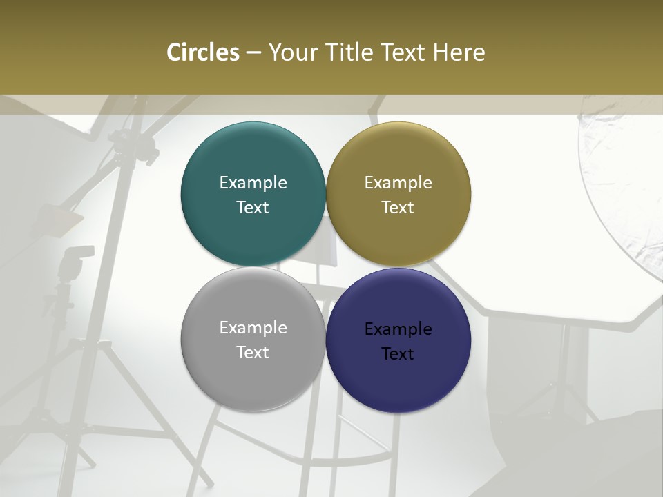 Illuminated Space Object PowerPoint Template
