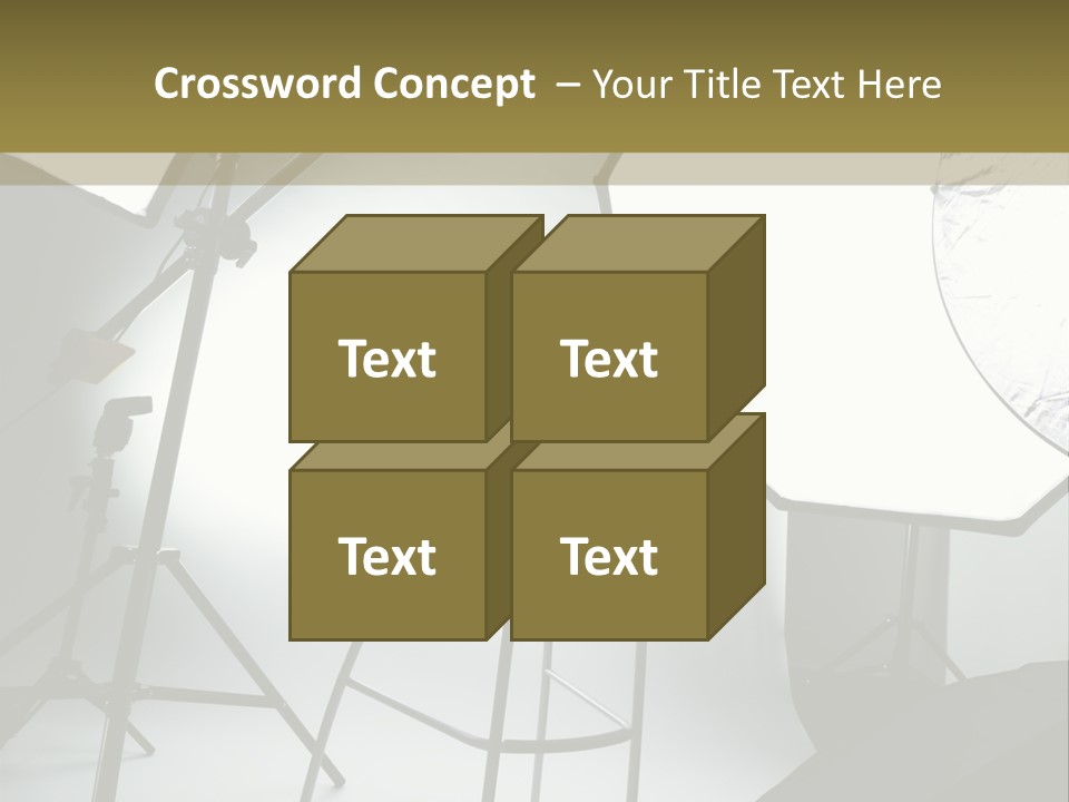 Illuminated Space Object PowerPoint Template